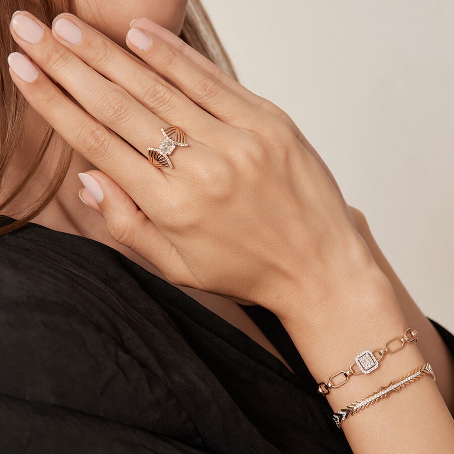 0.26 Carat Diamond Baguette Bracelet