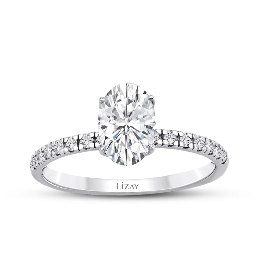 1.15 Carat Diamond Oval Solitaire Engagement Ring