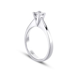 0.25 Carat Diamond Round Solitaire Engagement Ring