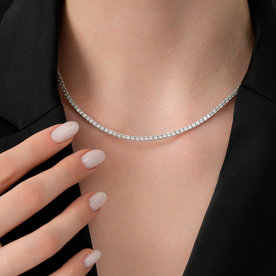 3.00 Carat Diamond Tennis Neckband