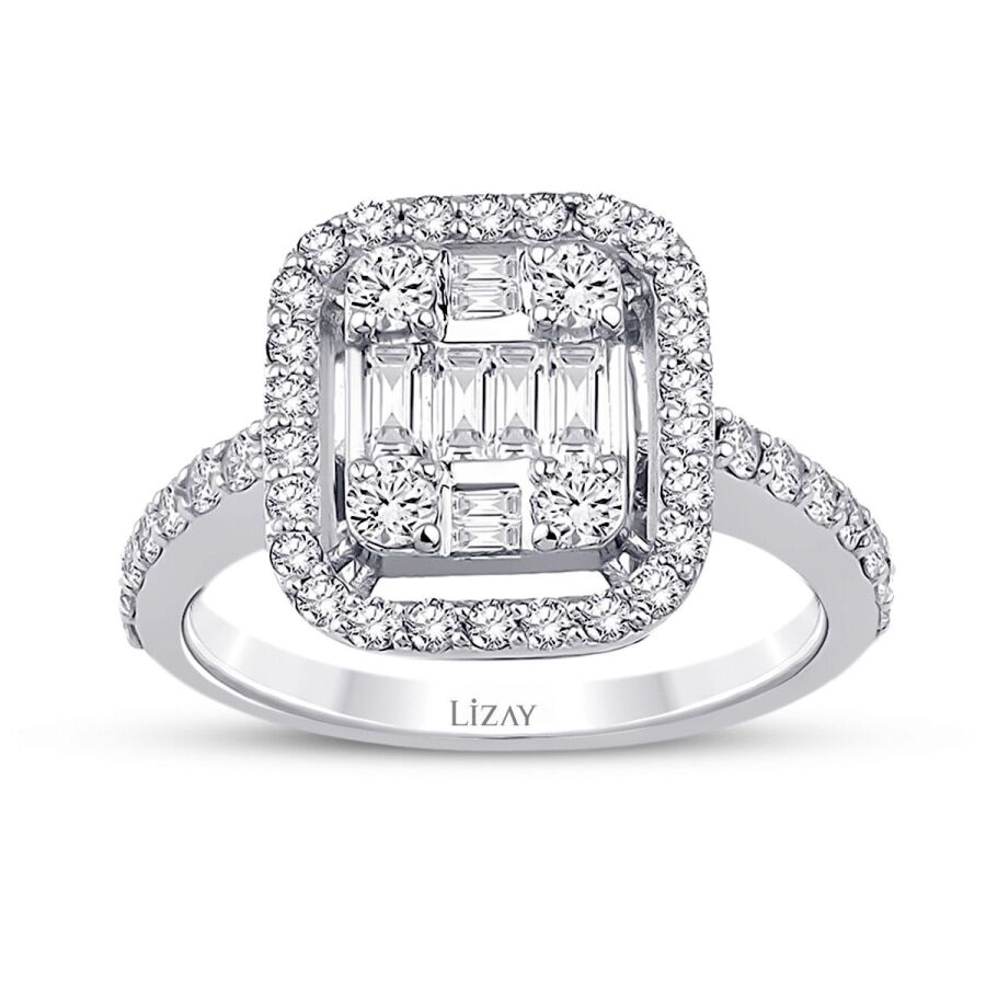 1.01 Carat Diamond Baguette Ring