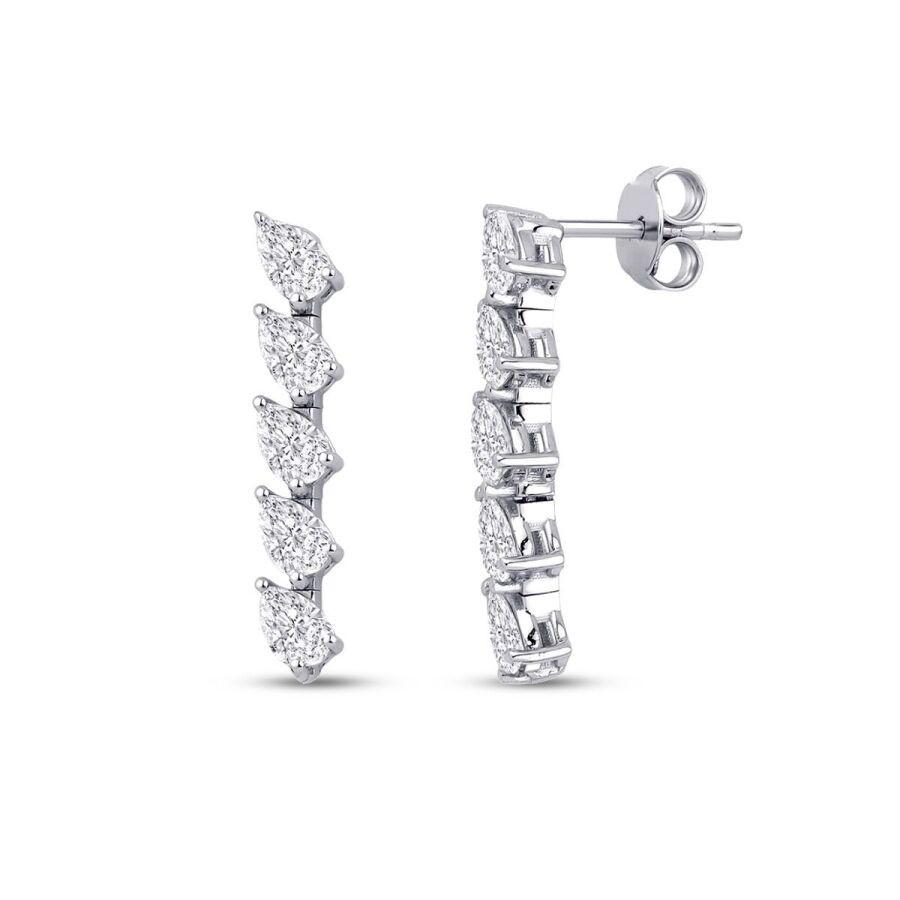 2.36 Carat Diamond Aurora Earrings