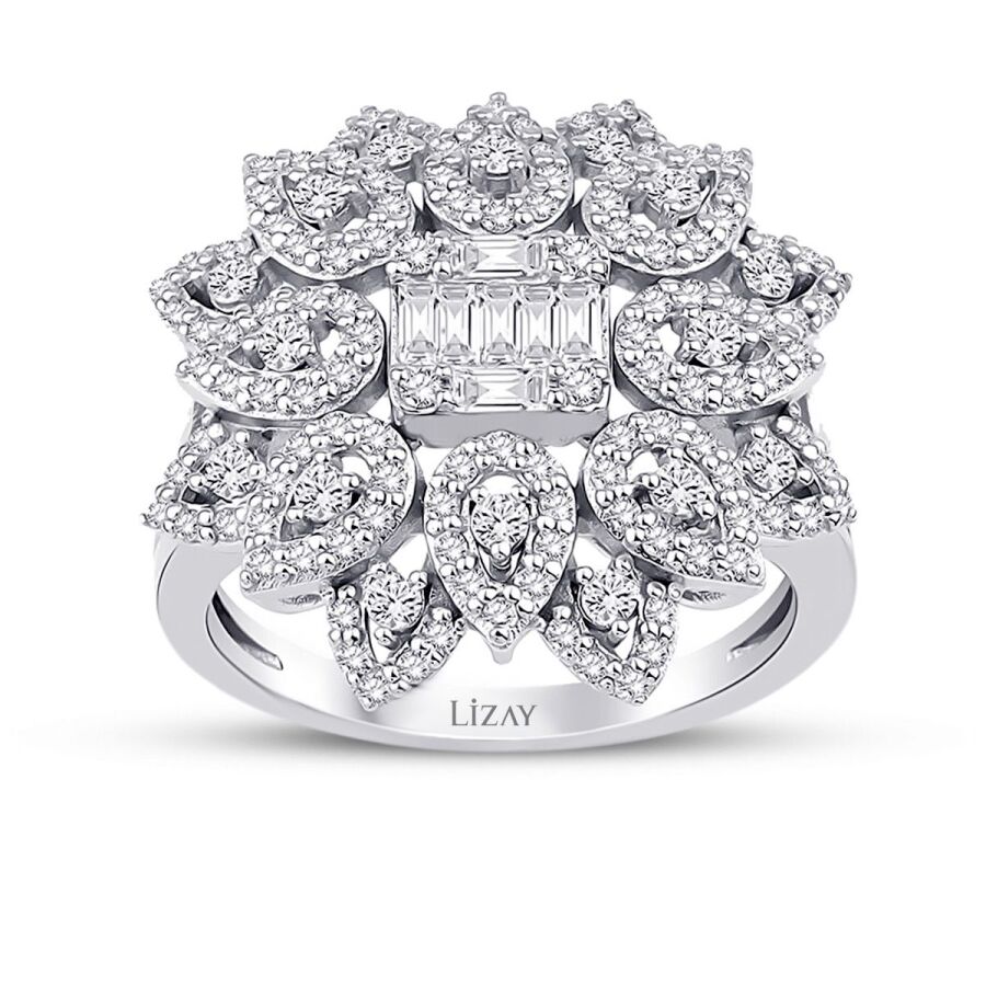 1.04 Carat Diamond Baguette Ring