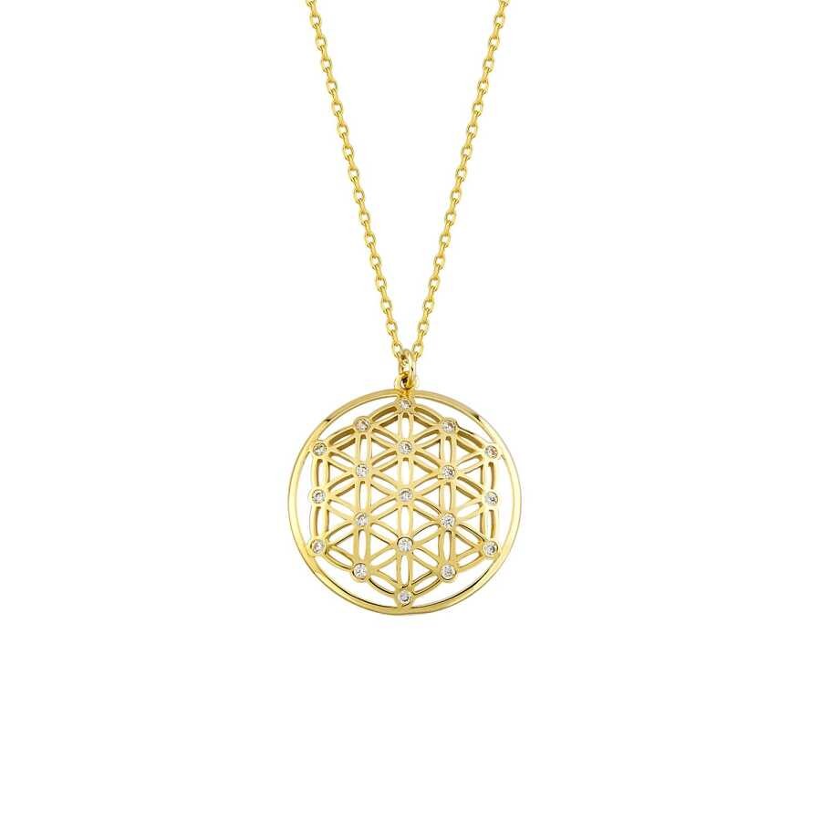 Gold Flower of Life Necklace