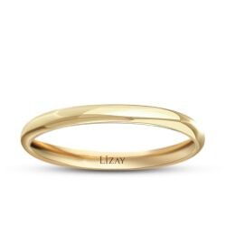 Three Millimeter Gold Classic Wedding Band