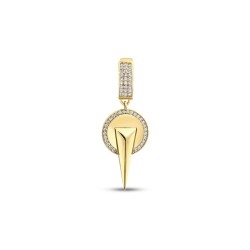 Gold Geometric Charm