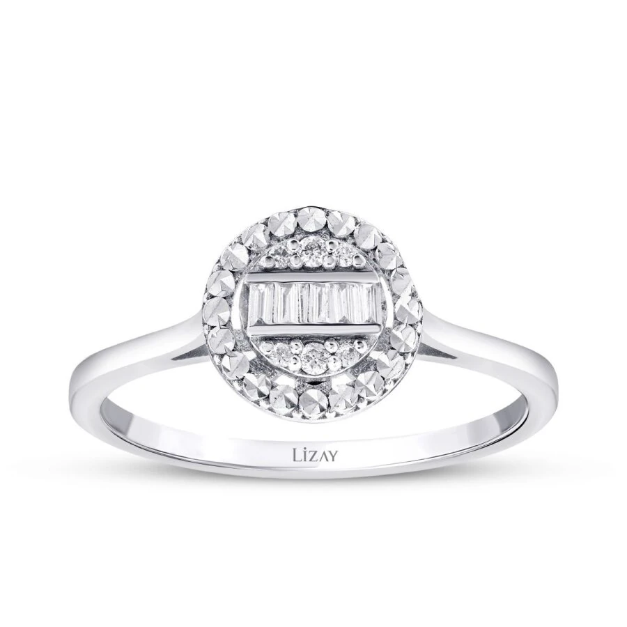 0.11 ct. Diamant Baguette Ring