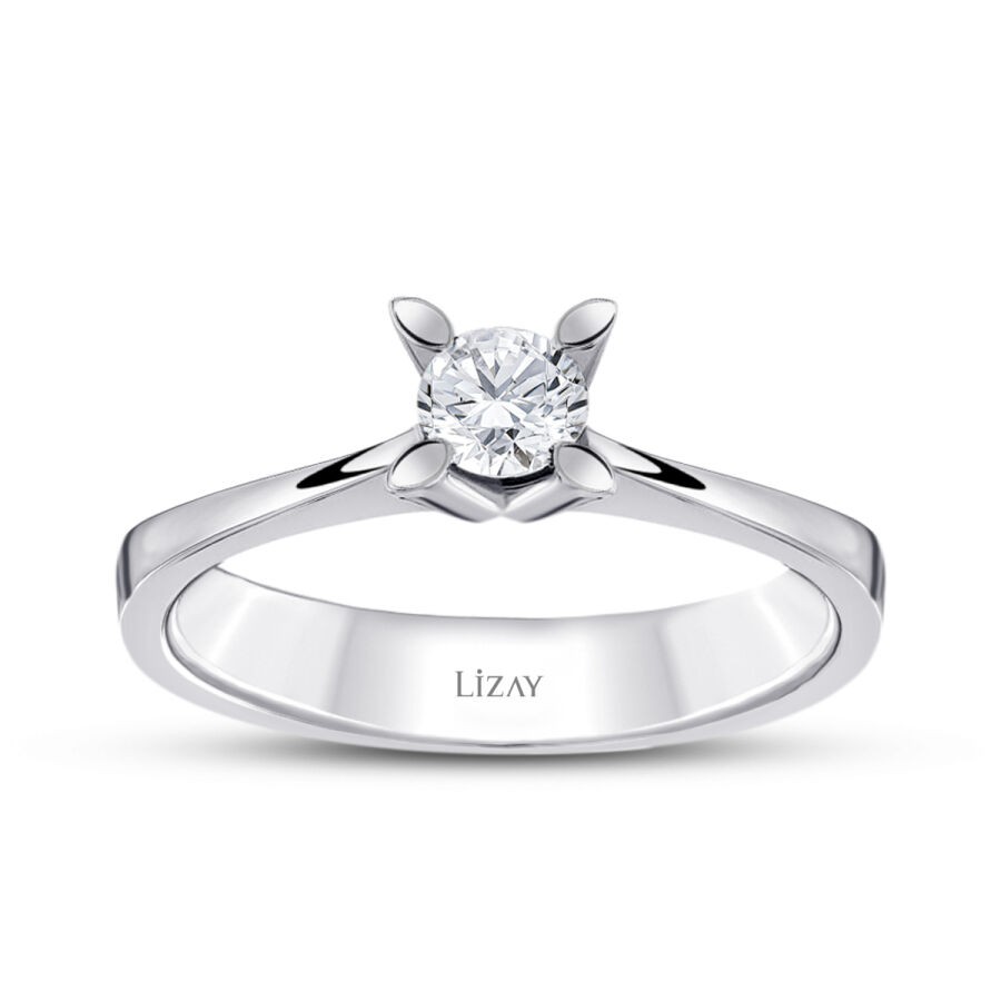 0.40 Carat Diamond Round Solitaire Engagament Ring