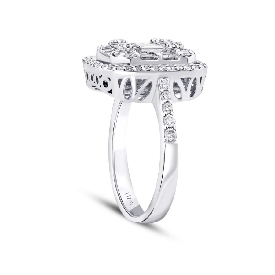 1.01 Carat Diamond Baguette Ring