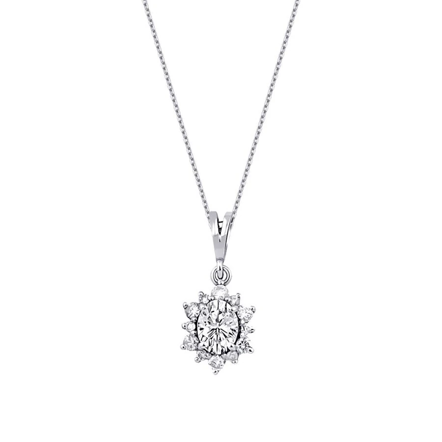 0.42 Carat Diamond Trend Necklace