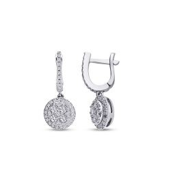 0.78 Carat Diamond Trend Earrings