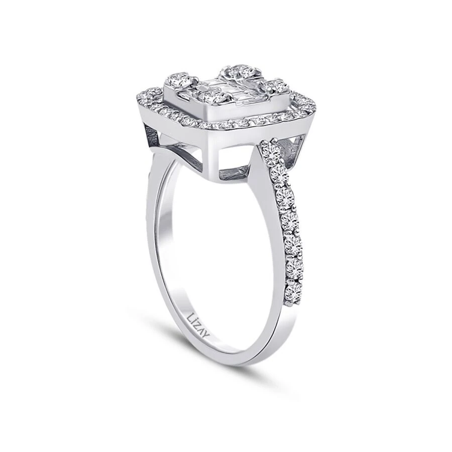 1.01 Carat Diamond Baguette Ring