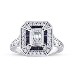 0,71 Karat Diamant Trend Baguette Ring