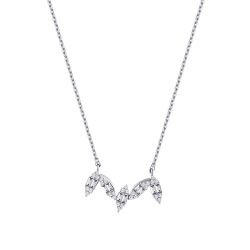 0.26 Carat Diamond Baguette Necklace