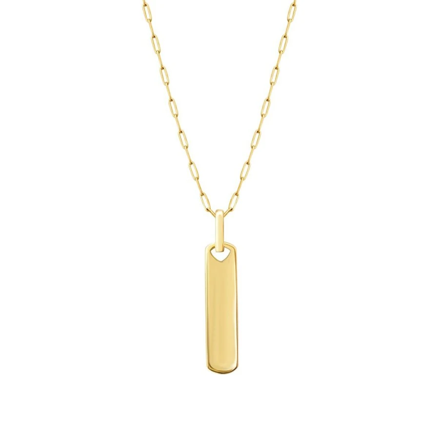 Gold Tag Men’s Necklace