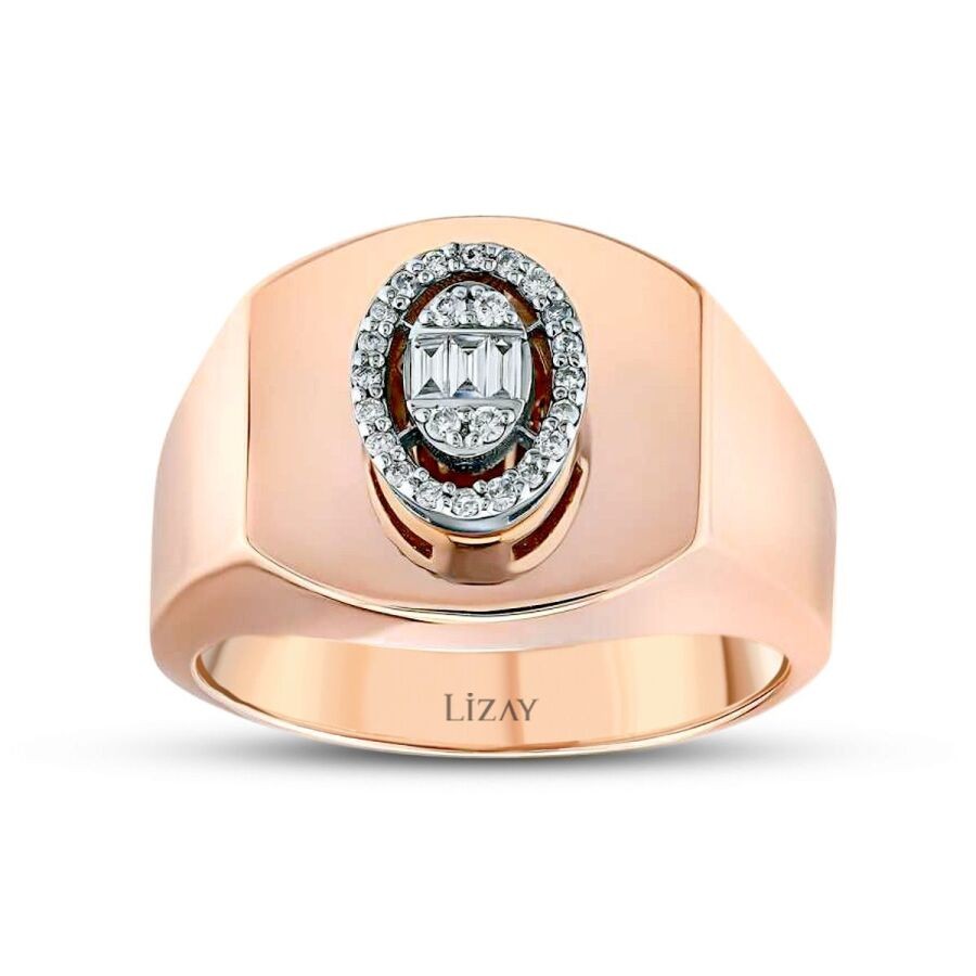 0.14 Carat Diamond Baguette Ring