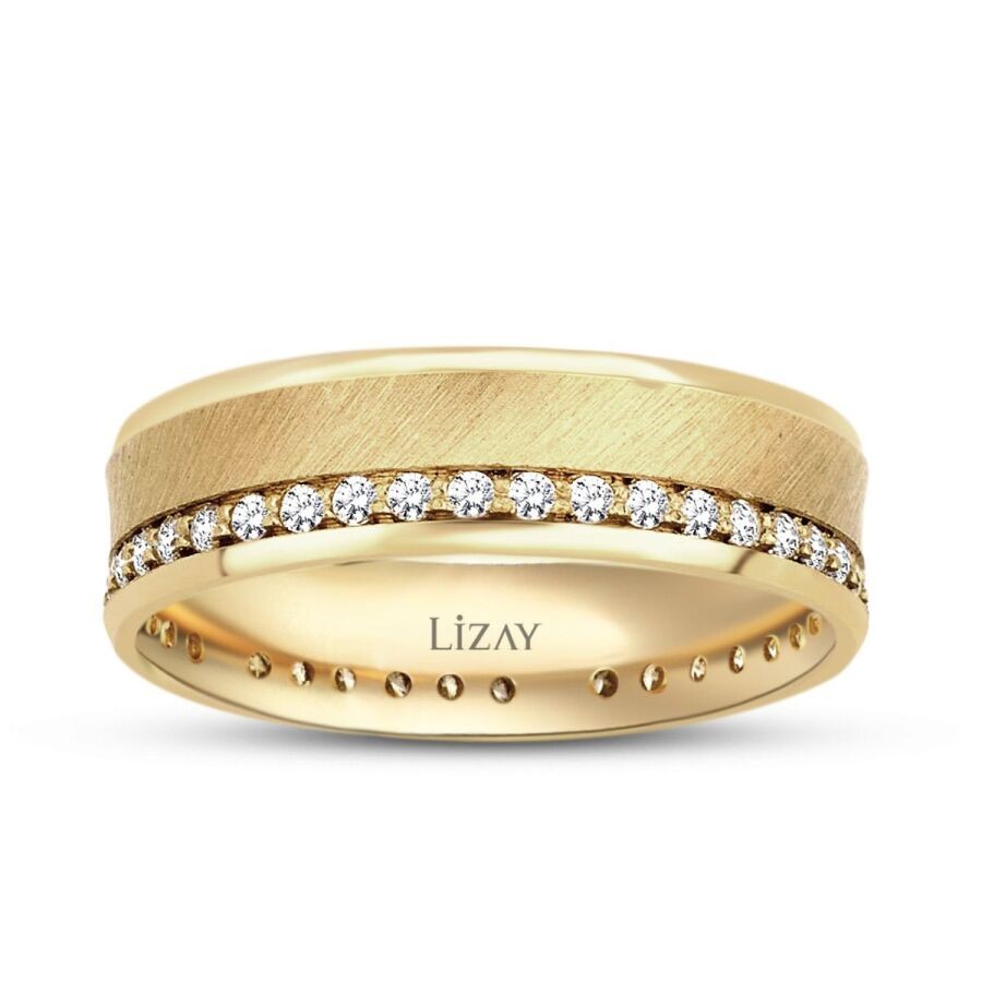 Gold Eternity Wedding Band