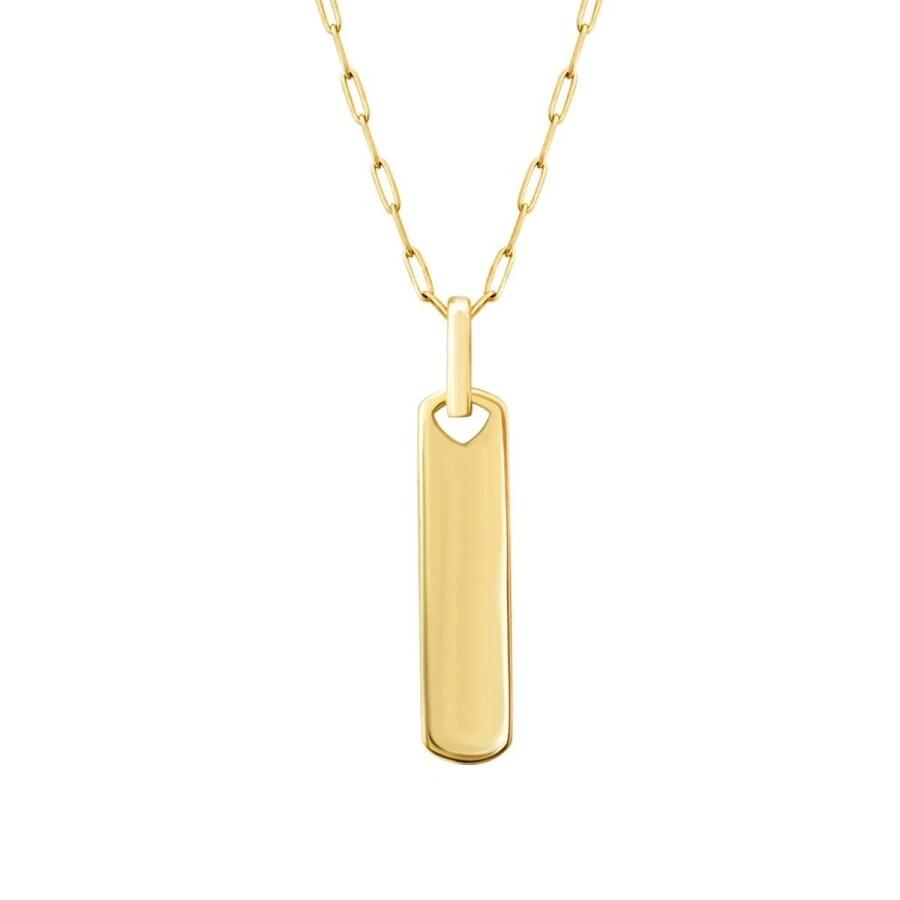 Gold Tag Men’s Necklace