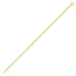 Gold Trend Plain Chain Bracelet