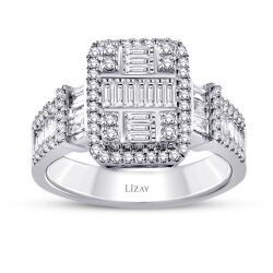 1,06 Karat Diamant Baguette Ring