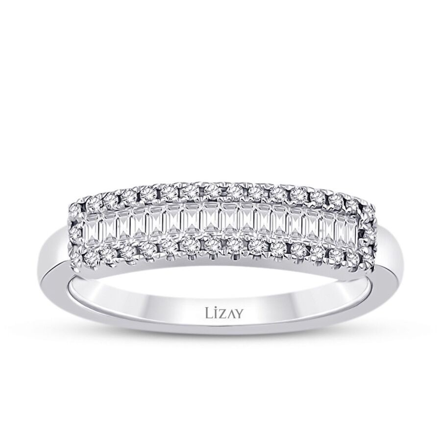 0.38 Carat Diamond Baguette Ring