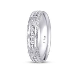 White Gold Wedding Band