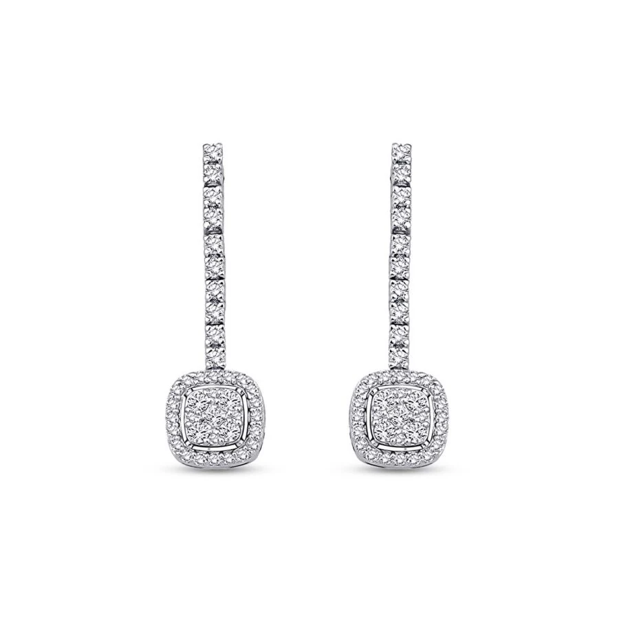 0.71 Carat Diamond Trend Earrings