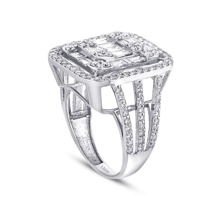 2.64 Carat Diamond Baguette Ring
