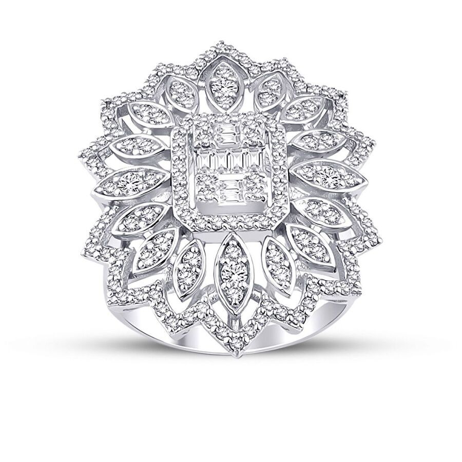 0.99 Carat Diamond Baguette Ring