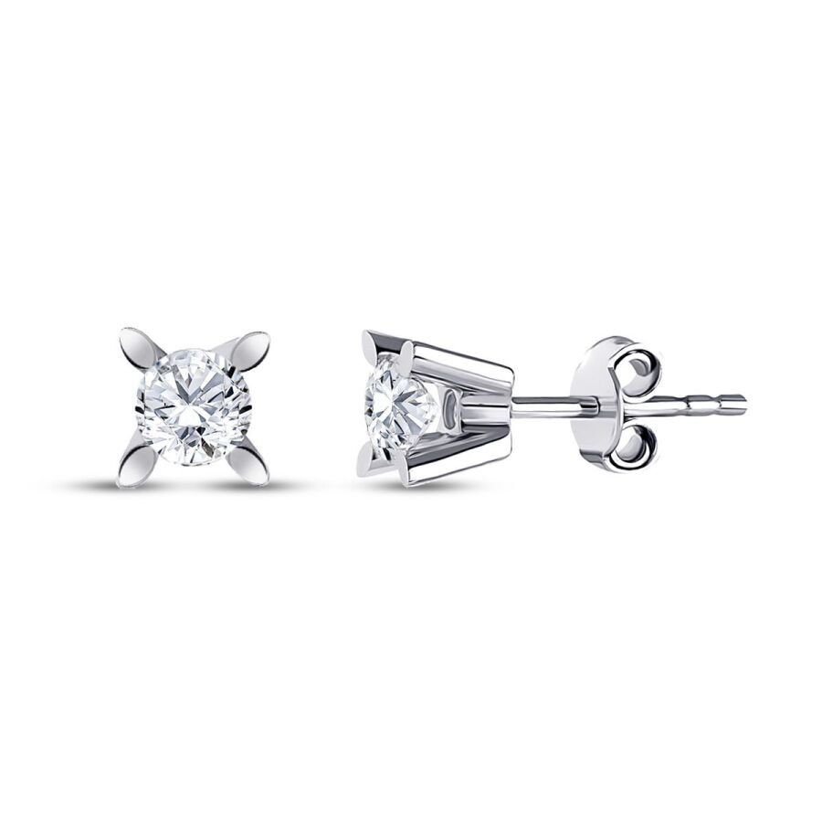 0,60 Karat Diamant Solitär Ohrringe