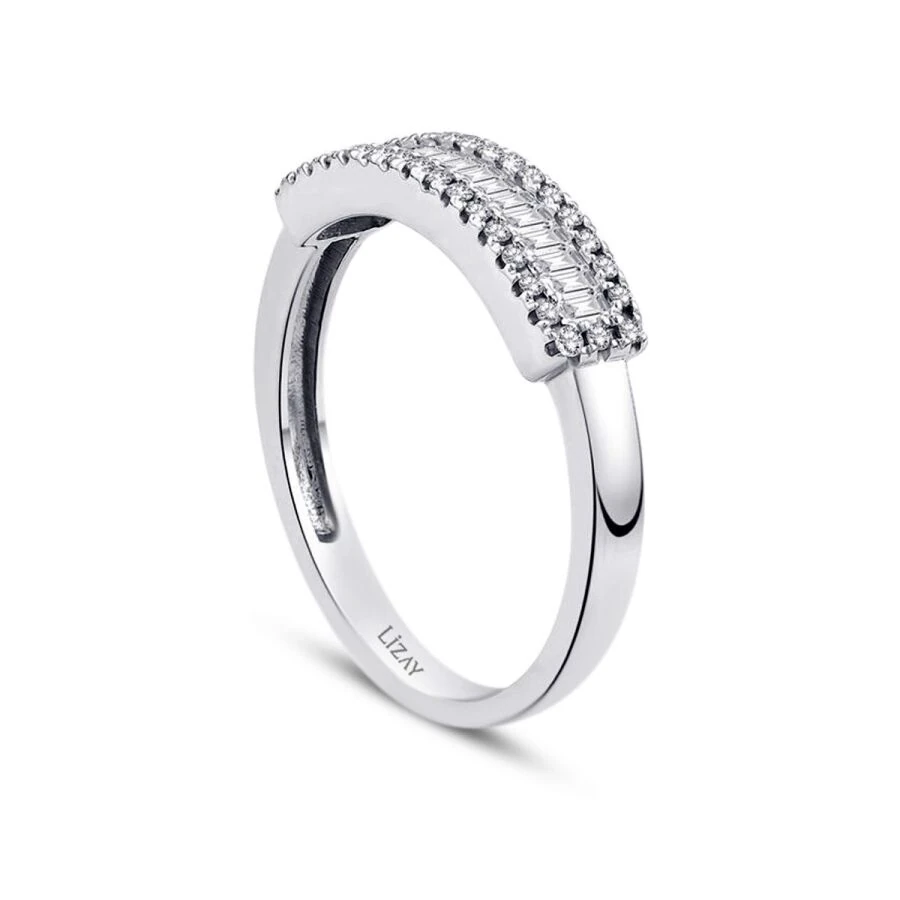 0.38 ct. Diamant Baguette Ring