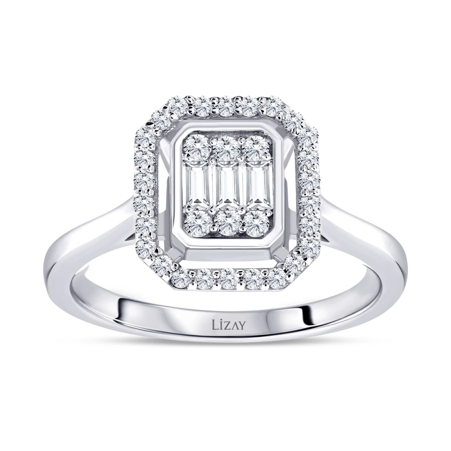 0.25 Carat Diamond Baguette Ring
