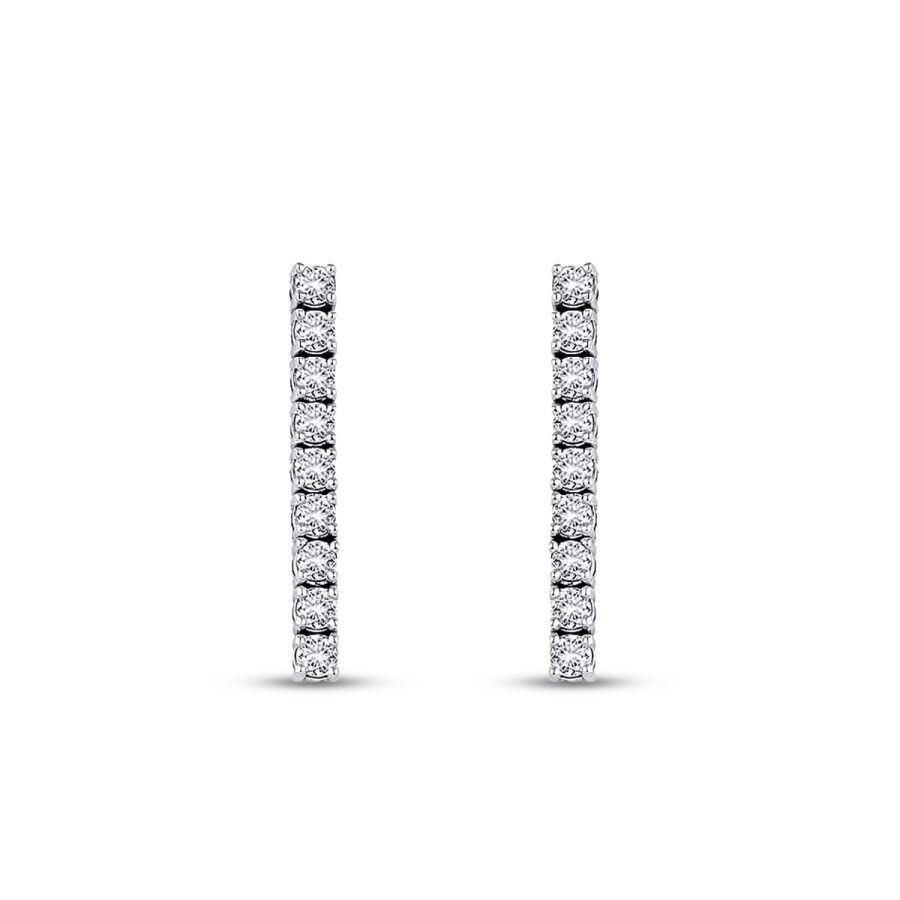 0.79 Carat Diamond Earrings