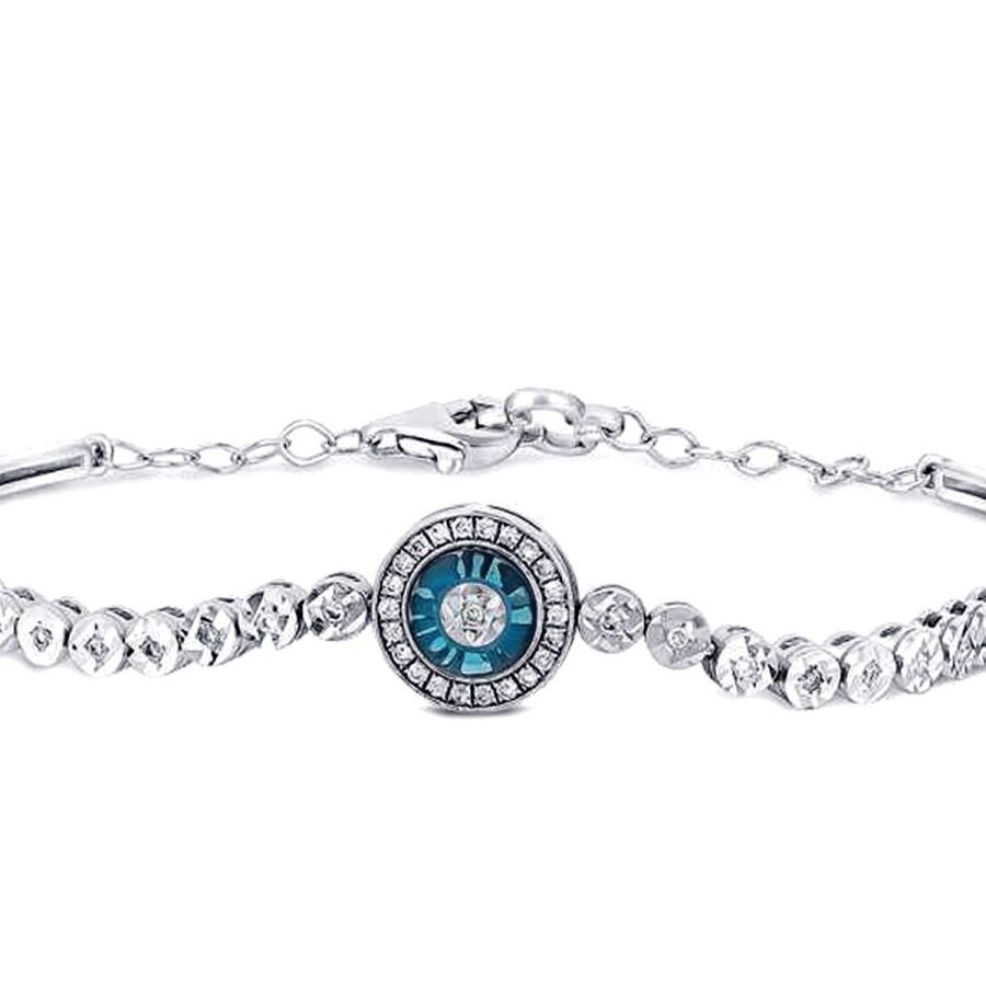 0,21 Karat Diamant Türkis Armband