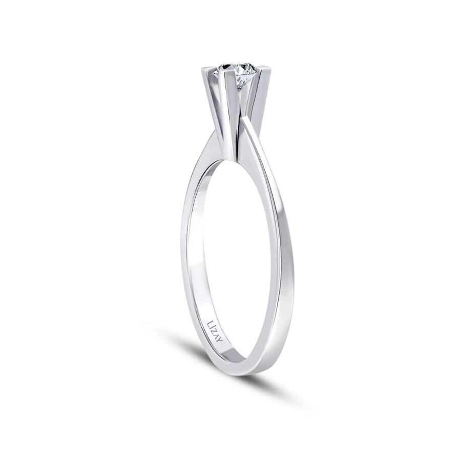 0.20 Carat Diamond Round Solitaire Engagement Ring