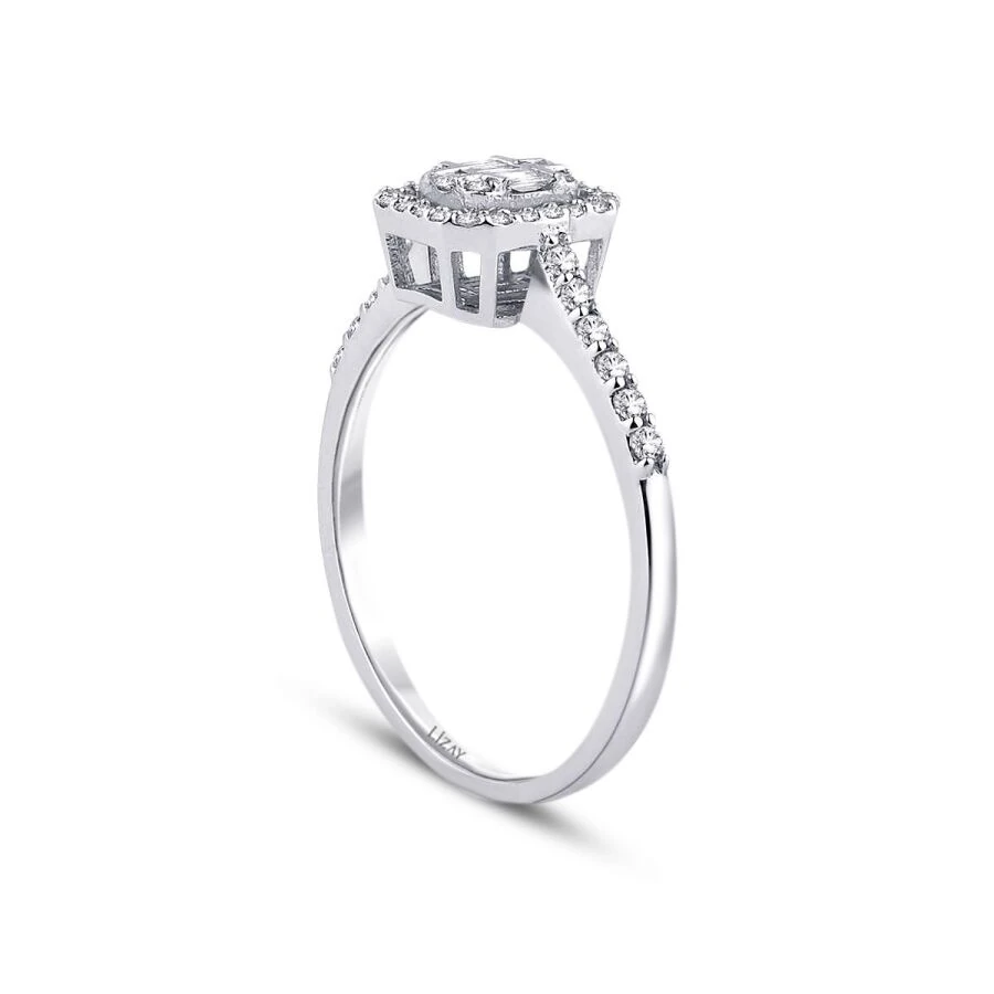 0.35 Carat Diamond Baguette Ring
