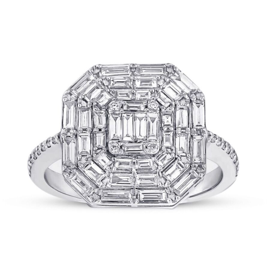 1,01 Karat Diamant Baguette Ring