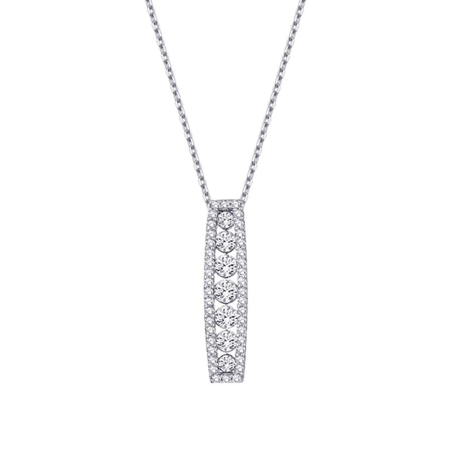 0.56 Carat Diamond Aurora Necklace