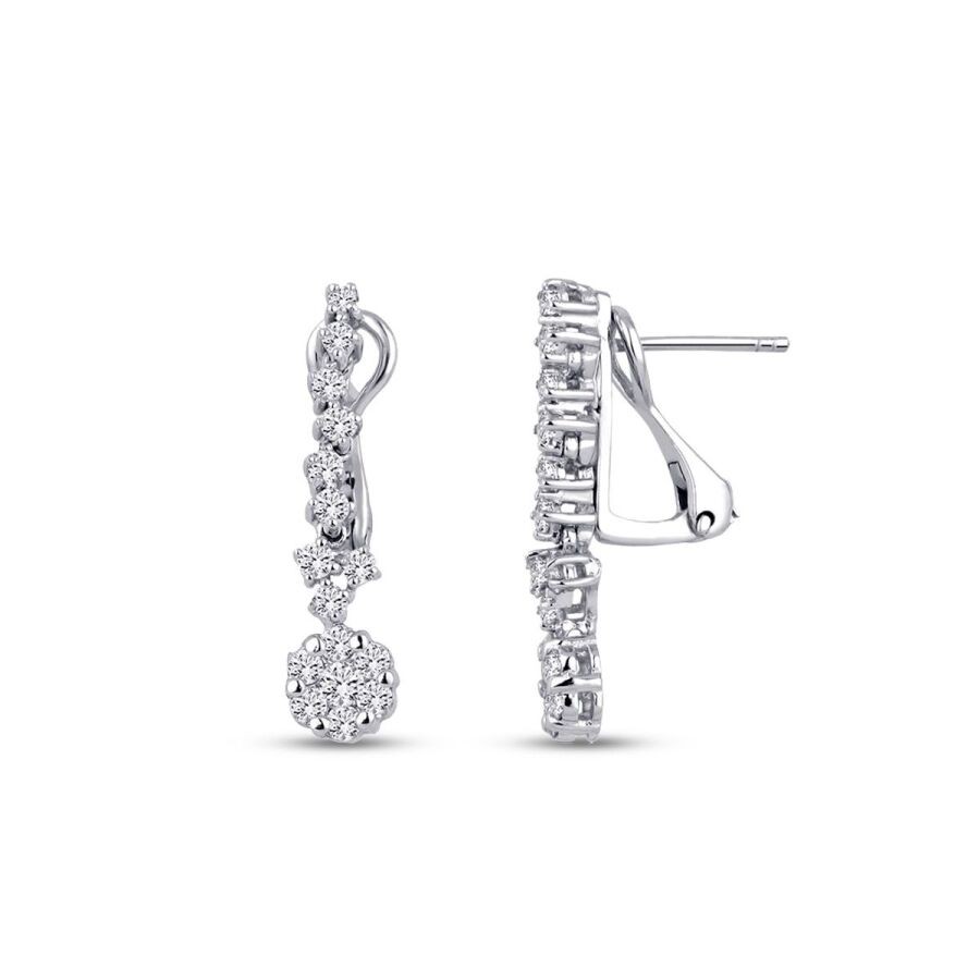 0.90 Carat Diamond Trend Earrings