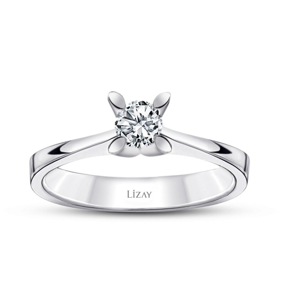 0.15 Carat Diamond Round Solitaire Engagement Ring