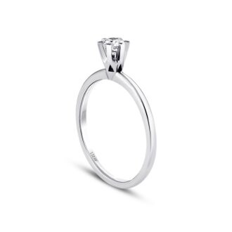 0.25 Carat Diamond Round Solitaire Engagement Ring