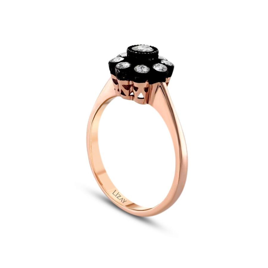 0.88 Karat Diamant Rosen Ring