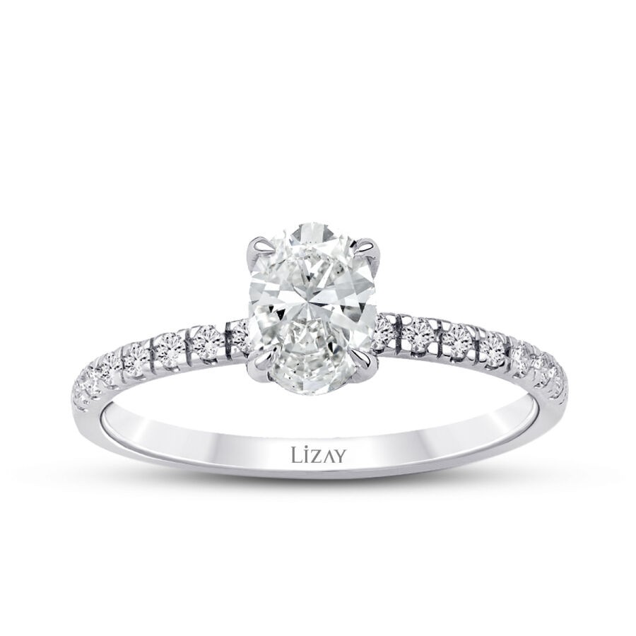 0.85 Carat Diamond Round Solitaire Emgagement Ring