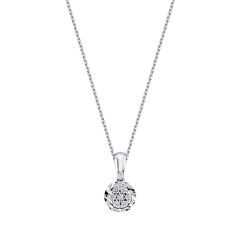 0.13 Carat Diamond-Effect Necklace