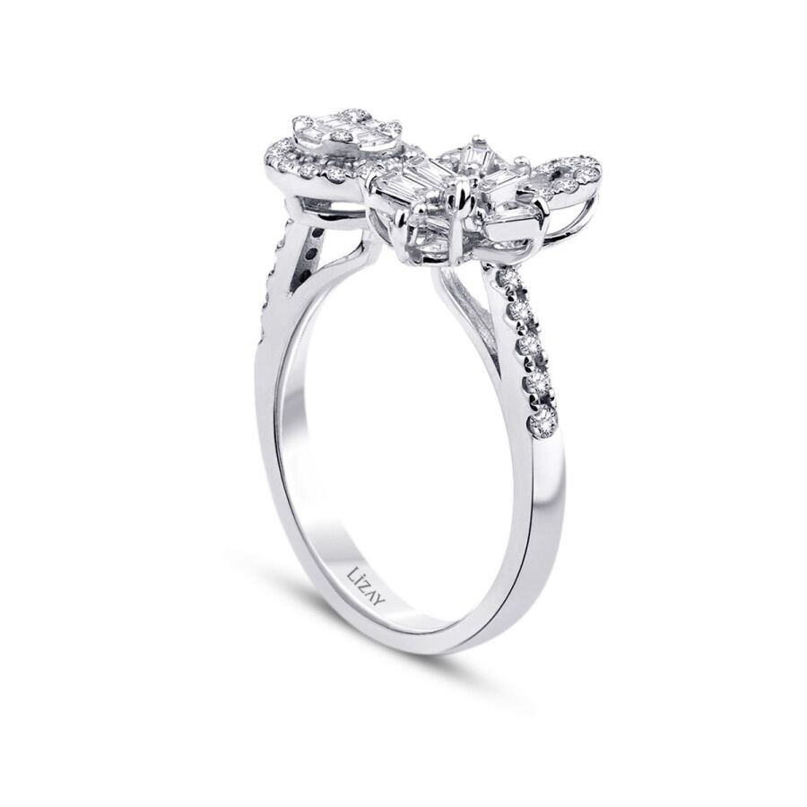 0,57 Karat Diamant Baguette Ring