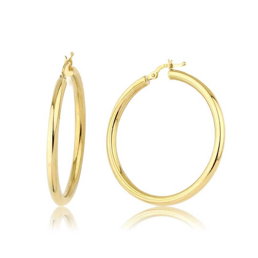 Gold Hoop Earrings