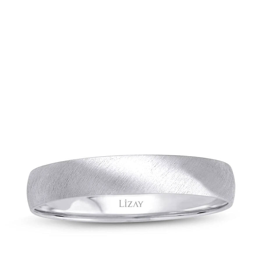 Klassischer Gold Matter Ehering