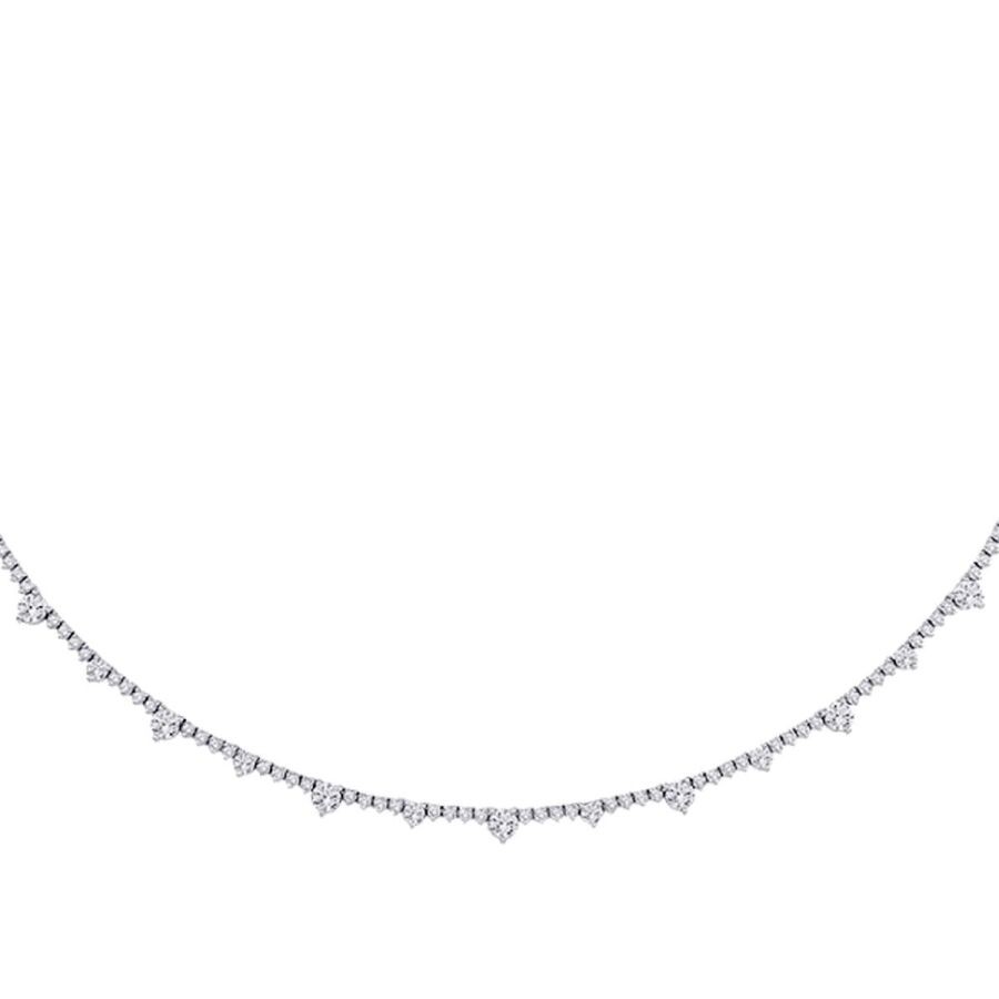 3,81 Karat Diamant Halskette