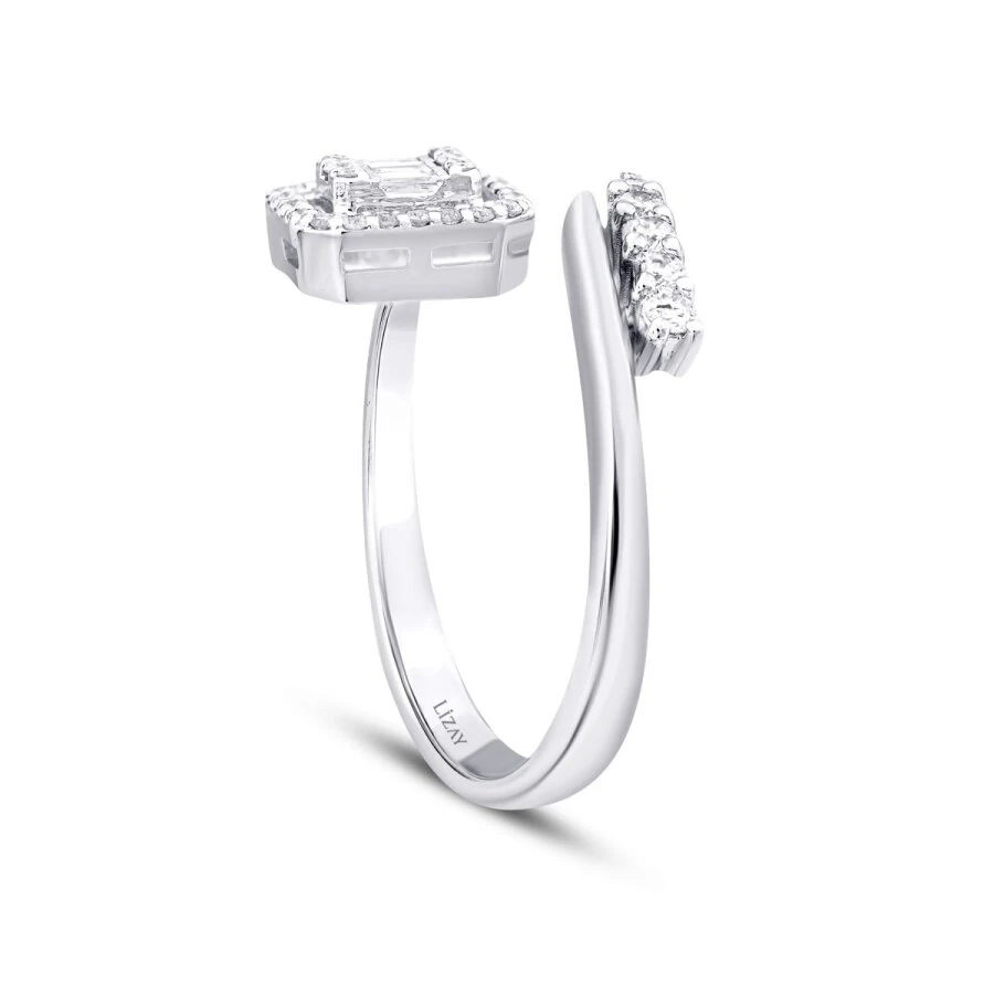 0.29 ct. Diamant Baguette Ring