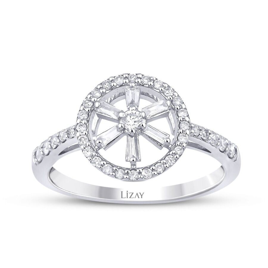 0.36 Carat Diamond Baguette Ring